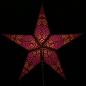 Preview: Rondo brown - Foldable glowing star, paper poinsettia with 5 points, 60 cm
